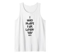 Kiss - I Was Made For Lovin' You Lyric Tank Top