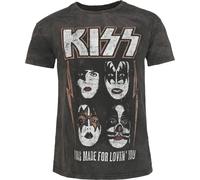 Kiss I Was Made For Lovin' You T-Shirt grau in XL