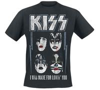Kiss I Was Made For Lovin' You T-Shirt schwarz in 4XL