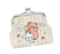 Kiss Kleingeldtasche, Münzgeldbeutel, Kopfhörer-Aufbewahrungstasche, Cartoon-Capybara-Geldbörse, Kleingeld für Mädchen, Kopfhöreraufbewahrung, Geld, Cartoon, Capybara, Geldbörse für Damen, 02style