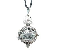 Kiss of Leather Engelsrufer Anhänger aus 925 Sterling Silber, 24mm Durchmesser, mit Klangkugel