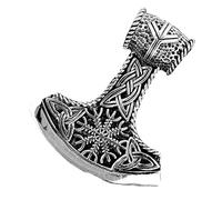 Kiss of Leather Thorshammer Anhänger aus 925 Sterling Silber Nr. 379