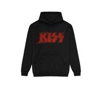 KISS - Slashed Logo - Hoodie - Schwarz - M - 80% Baumwolle, 20% Polyester Schwarz M