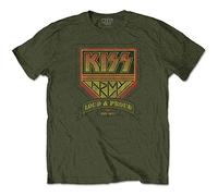 Kiss - T-Shirt # M Green Unisex # Loud & Proud