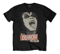 Kiss - T-Shirt # S Black Unisex # the Demon Rock