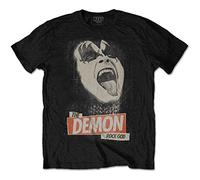Kiss - T-Shirt # Xl Black Femmina # the Demon Rock