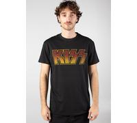 Kiss T-Shirt Vintage Classic Logo – Unisex, 100% Baumwolle, Schwarz XL