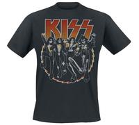 Kiss Vintage Saw T-Shirt schwarz in XL