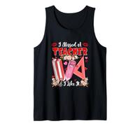 Kissed A Teacher & Like It Valentine's Day Funny Couple Tank Top