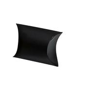 Kissentaschen uni schwarz medium 7x4x6.5 cm