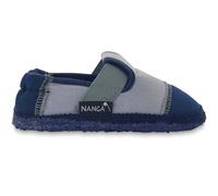 Kita oder Hausschuhe mit super weichen Sohle grau-blau 25