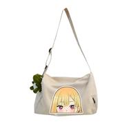 Kitagawa Marin Umhängetasche, Anime, niedliche Umhängetasche, 30 x 20 x 20 cm, Reisetasche, Segeltuch, Crossbody-Tasche, Teenager, große Kapazität, Handtasche, Cremefarben Typ 6, 30*20*20cm