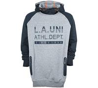Kitaro Hoody Kapuzenpullover Sweatshirt Herren Extra Lang Tall, Farbe:Marine (Navy), Herrengrößen:LT