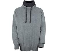 Kitaro Pullover Rollkragenpullover Feinstrick Schalkragen Herren, Farbe:grau, Herrengrößen:4XL