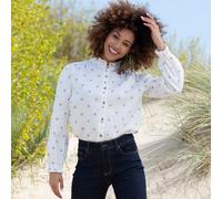 Kite Damen Littlebredy Fine Twill Bluse Bio-Baumwolle - Elfenbein / 42