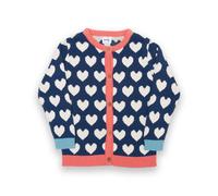 Kite Kinder Heartful Strickjacke Bio-Baumwolle - Marineblau / 74