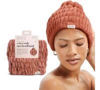 Kitsch Spa-Stirnband für Frauen - weiches, dehnbares Hautpflege-Stirnband zum Waschen von Gesicht, Make-up und Gesichtsbehandlungen, extra breit, rutschfest für Schönheitsroutinen und Selbstpflege