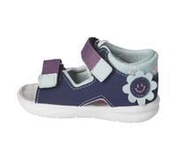 Pepino Ricosta Mädchen Riemchensandalen Kittie – Weit, waschbar, flach – Nautic/Ice, Größe 24