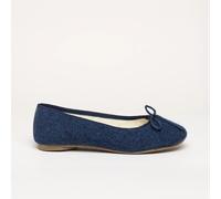 Kitz-Pichler Ballerina WALK | Damen Filz-Hausschuh | Farbe Ink Blue Mele | Pantoffel in Größe 36 Ink Blue Mele 36