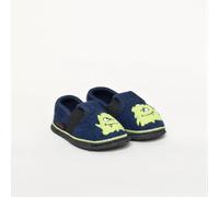 Kitz-Pichler Bobby Monster Jungen Hausschuh | Farbe Ink Blue Mele | Pantoffel in Größe 26 Ink Blue Mele 26