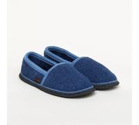 Kitz-Pichler Filz-Hausschuh Zams für Damen & Herren | Pantoffel aus 100% Schurwolle dunkel-blau 46