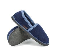 kitz-pichler Filz-Hausschuh Zams für Damen & Herren | Pantoffel aus 100% Schurwolle Ink Blue/atlantic, 40