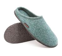 kitz-pichler Filzpantoffeln Grainau aus Mulesing-freier Schaf-Schurwolle - Handgefertigte Hausschuhe aus Wollfilz für Damen & Herren Größe EU 36-46 - Filzclogs mit rutschfester Filz-Latex-Sohle
