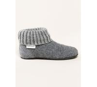 kitz pichler Hüttenschuhe "Alp Boot" in Hellgrau - Größe 28 | Baby Hausschuhe