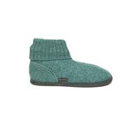 kitz-pichler Hüttenschuhe "Oetz" in Dunkelgrün - Größe 41 | Kinderhausschuhe