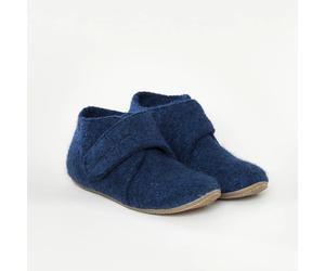Kitz-Pichler Juno Kinderhausschuh Jungen Hausschuh | Farbe Ink Blue Mele | Pantoffel in Größe 29 Ink Blue Mele 29