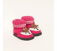 Kitz-Pichler Kauns Appl. Reh | Kinder Hausschuh | Farbe raspberry | Pantoffel in Größe 30 raspberry 30