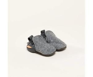 Kitz-Pichler Krabbelschuhe Plain | Baby Hausschuh | Farbe grey | Babyschuhe in Größe 1819 grey 1819