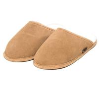kitz-pichler Lammfell-Pantoffel Maha für Damen & Herren | Hausschuh aus echten Lammfell-Futter Tabacco, 38