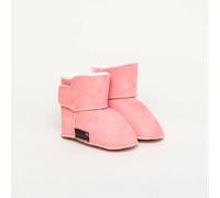 Kitz-Pichler Lammfell-Stiefel | Baby Hausschuh | Farbe rosa bebe | Babyschuhe in Größe 19 rosa bebe 19
