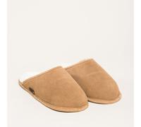 Lammfell-Pantoffel T1 Herren Lammfell Hausschuh tabacco 37