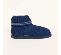 Kitz-Pichler MV Kauns Filz-Hüttenschuh für Damen & Herren | Größe 42 Ink Blue Mele 42