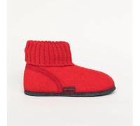 Kitz-Pichler Oetz Hüttenschuh | Damen & Herren Hausschuh | Farbe Rubin | Pantoffel in Größe 40 Rubin 40
