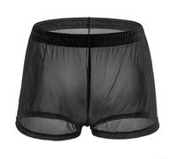 Kivivaka Transparenter Herren-Slip, Polyester-Mesh, leicht | Transparentes Polyester-Material, leichtes Gefühl, schnell trocknend, glatte Textur, täglichen Komfort