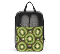 Kiwi Art Pattern Shoe Bag Travel Shoe Organizer with Zipper Golf Shoe Dust Bags for Man And Women Shoes Storage Pouch for Travel Waterproof Shoes Tote Sneaker Bags