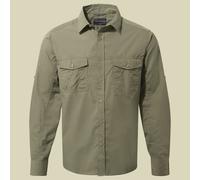 Craghoppers Langarmshirt Kiwi - Herren - Pebble (oliv) - Größe XL