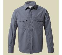 Kiwi Long Sleeved Shirt Men blau S - ombre blue