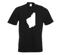 Kiwistar - T-Shirt - schwarz - Western Australia - Australien Motiv Bedruckt Funshirt Design Print - mit Motiv Bedruckt - Funshirt Design - Sport - Freizeit - Herren - XXL
