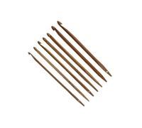 KIXZSAZ Häkelnadeln, Stricknadeln aus Holz - Set, Geschenk für Anfänger, Mütter und Großmütter, fördert Kreativität in jedem Alter. Extra lange, stumpfe Nadeln zum Häkeln, Nähen und Weben.