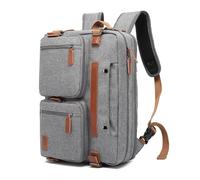 KIXZSAZ Wasserdichter Laptop Rucksack aus Nylon, Reisetasche für Herren, für Computer und andere wasserdichte Rucksäcke, Laptop Rucksack für Herren, grau