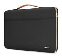 KIZUNA 17 Zoll Laptop Tasche Laptoptasche Notebook 17.3" Sleeve für LG gram 17 2022/17" Lenovo IdeaPad 3i Gen7/ThinkBook Plus 17/Razer & MSI 17/Dell X17 R1/HP/ASUS Vivobook Hülle Case Bag,Schwarz