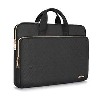 KIZUNA Laptop Tasche 16 Zoll Laptoptasche 15.6" Notebook für 16" MacBook Pro M5 Max & M4/Lenovo IdeaPad Flex 5i/IdeaPad 5 Pro/Slim 3/Legion Pro 5/HP/Acer/Dell XPS 16,Schwarz(Keine Schulterriemen)