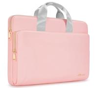 KIZUNA Laptop Tasche 16 Zoll Laptoptasche 15.6" Notebook für 16" MacBook Pro M5 Max & M4/Lenovo IdeaPad Flex 5i/IdeaPad 5 Pro/Legion Pro 5/Slim 3i/HP/Acer/Dell XPS 16/ASUS,Rosa(Keine Schulterriemen)