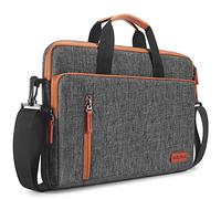 KIZUNA Laptoptasche 13 Zoll 13,3" Laptop Tasche Notebook für MacBook Pro 14/14" Lenovo IdeaPad Flex 5i/ThinkPad X1 Carbon/Yoga Slim 7&7i Pro X/Swift Go 14/Huawei 13.3" Hülle Sleeve Bag Case,Braun