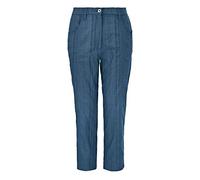 KjBrand Da.-Hose Bea 7/8, mittel-blau(mittelblaugestr (807)), Gr. 50