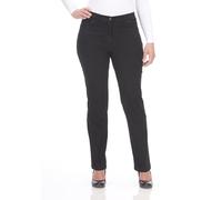 Stretch-Hose KJBRAND "Betty", Damen, Gr. 52, N-Gr, schwarz, Denim/Jeans, Obermaterial: 78% Baumwolle, 18% Polyester, 4% Elasthan, gerade lang, Hosen, super Stretch (79099447-52) schwarz